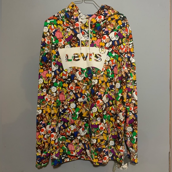 Levi’s Super Mario Power Up Hoodie - Picture 1 of 4